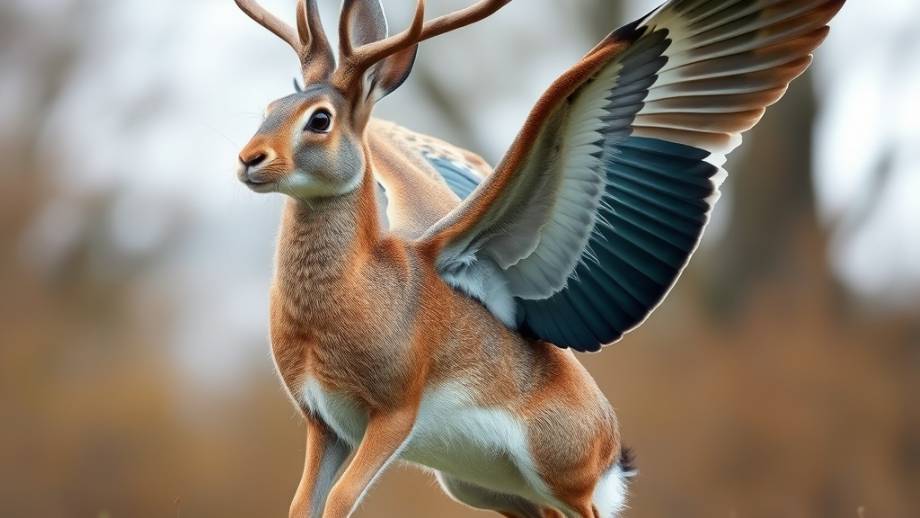 🐇🦌 Der Wolpertinger Symbolfoto